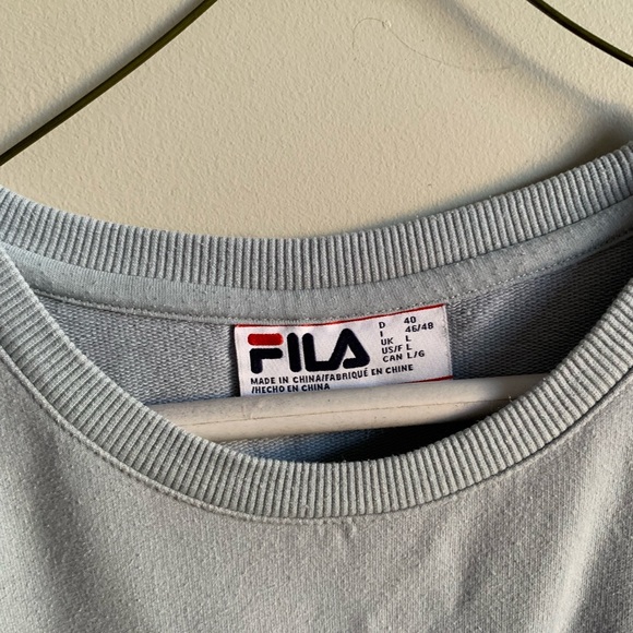 Fila Light Blue Sweater - Picture 2 of 3